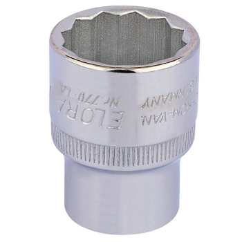 Draper 770-LA 7/8 Elora Bi-Hexagon Socket, 1/2 inch  Sq. Dr., 7/8 inch  - Code: 24442 - Pack Qty 1