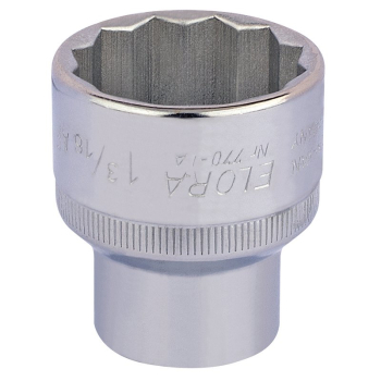 Draper 770-LA 1.3/16 Elora Bi-Hexagon Socket, 1/2 inch  Sq. Dr., 1.3/16 inch  - Code: 24509 - Pack Qty 1
