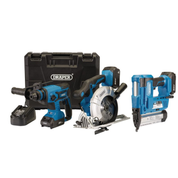Draper PTKD20SFK1 D20 20V Cordless Kit - Code: 24589 - Pack Qty 1