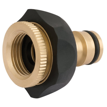 Draper GWBR-TC Brass and Rubber Tap Connector, 1/2 - 3/4 inch  - Code: 24646 - Pack Qty 1