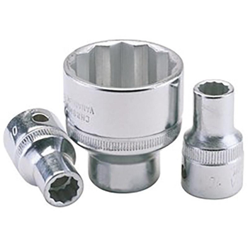 Draper 770-LM 28 Elora Bi-Hexagon Socket, 1/2 inch  Sq. Dr., 28mm - Code: 24731 - Pack Qty 1