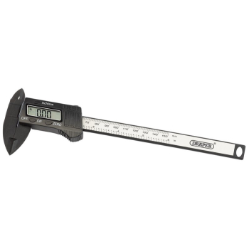 Draper CFCG6 Carbon Fibre Digital Caliper Gauge, 150mm or 6 inch  - Code: 24816 - Pack Qty 1