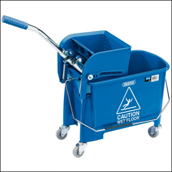 Draper MBW20 Kentucky Mop Bucket with Wringer, 20L - Code: 24838 - Pack Qty 1