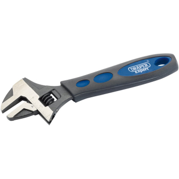 Draper AWSG Draper Expert Soft Grip Crescent-Type Adjustable Wrench, 150mm, 19mm - Code: 24893 - Pack Qty 1