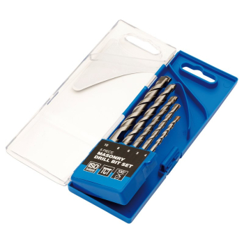 Draper DS5MSB Metric Masonry Drill Bit Set (5 Piece) - Code: 24909 - Pack Qty 1