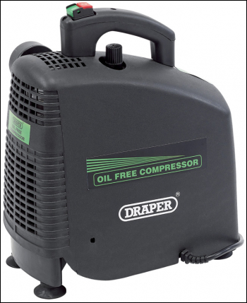 Draper DA0/162 Oil-Free Air Compressor, 1.1kW - Code: 24973 - Pack Qty 1