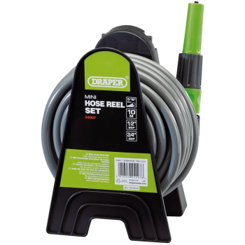 Draper GWMHRS/B Mini Hose Reel Set, 8mm Bore, 10m - Code: 24997 - Pack Qty 1