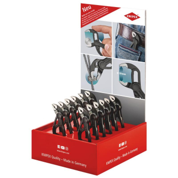 Draper 00 18 01 V39 KNIPEX Cobra® 00 18 01 V39 Counter Display of 87 00 100 XS Water Pump Pliers, 12 parts, 200mm - Code: 25003 - Pack Qty 1