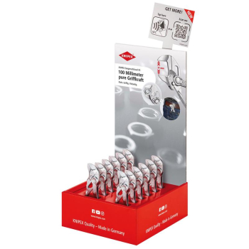 Draper 00 18 01 V42 KNIPEX 00 18 01 V42 Counter Display of 86 04 100 Pliers Wrench XS, 12 parts, 200mm - Code: 25004 - Pack Qty 1