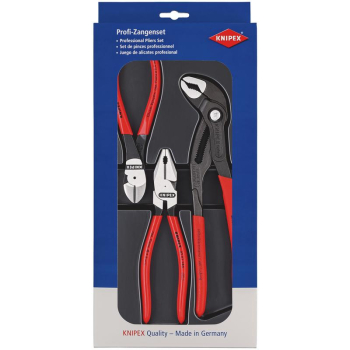 Draper 00 20 10 KNIPEX 00 20 10 Power Set, 1x 02 01 180, 1x 87 01 250, 1x 74 01 160 - Code: 25017 - Pack Qty 1