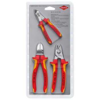 Draper 00 31 30 BK V02 KNIPEX 00 31 30 BK V02 Electrical Cutting Set - Code: 25032 - Pack Qty 1