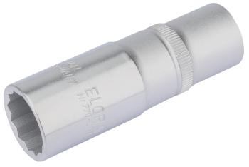 Draper 770-LT 19 / 3/4 Elora Deep Bi-Hexagon Socket, 1/2 inch  Sq. Dr., 19mm - Code: 25119 - Pack Qty 1