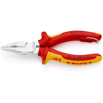 Draper 08 26 145 T BK KNIPEX 08 26 145 T BK Needle-Nose Combination Pliers, 145mm - Code: 25159 - Pack Qty 1