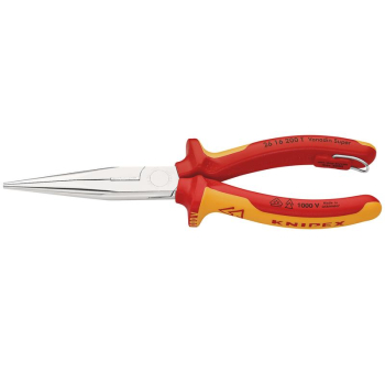 Draper 26 16 200 T BK KNIPEX 26 16 200 T BK Snipe Nose Side Cutting Pliers, 200mm - Code: 25245 - Pack Qty 1