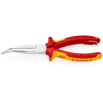Draper 26 26 200 T BK KNIPEX 26 26 200 T BK Snipe Nose Side Cutting Pliers, 200mm - Code: 25246 - Pack Qty 1