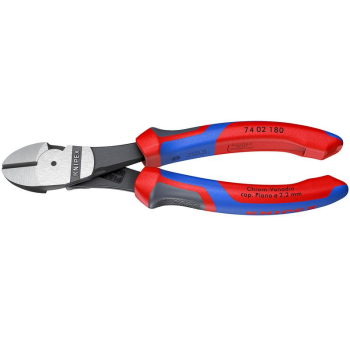Draper 74 02 180 SB KNIPEX 74 02 180 SB High Leverage Diagonal Cutter, 180mm - Code: 25618 - Pack Qty 1