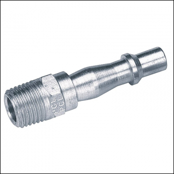 Draper A2593 BULK 1/4 inch  Male Thread PCL Coupling Screw Adaptor (Sold Loose) - Code: 25790 - Pack Qty 1