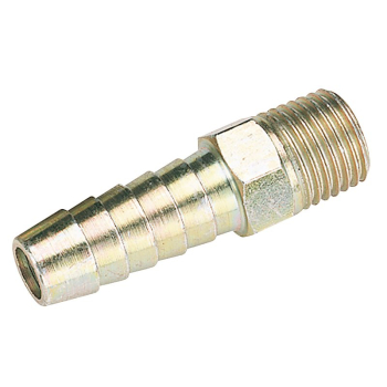 Draper A1217 BULK 1/4 inch  BSP Taper 3/8 inch  Bore PCL Male Screw Tailpiece (Sold Loose) - Code: 25801 - Pack Qty 1