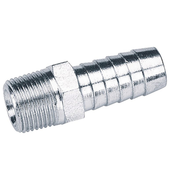 Draper A2808 BULK 3/8 inch  Taper 1/2 inch  Bore PCL Male Screw Tailpiece (Sold Loose) - Code: 25821 - Pack Qty 1