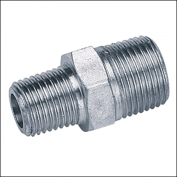 Draper A6899 BULK 3/8 inch  Male to 1/4 inch  BSP Male Taper Reducing Union (Sold Loose) - Code: 25826 - Pack Qty 1