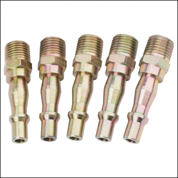 Draper A2593 PACKED 1/4 inch  Male Thread PCL Coupling Screw Adaptor (Pack of 5) - Code: 25832 - Pack Qty 1