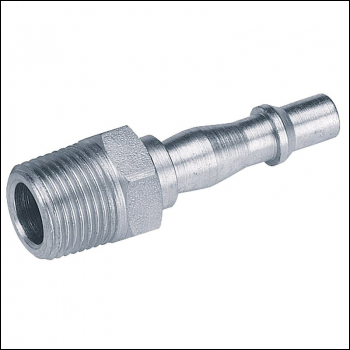 Draper A6909 PACKED 3/8 inch  BSP Male Thread PCL Air Line Adaptor (Pack of 5) - Code: 25835 - Pack Qty 1