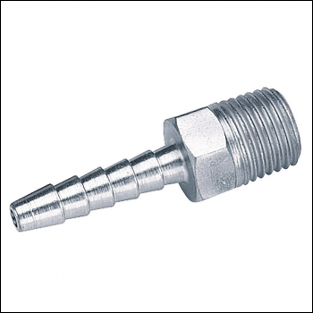 Draper A1205 PACKED 1/4 inch  Taper 3/16 inch  Bore PCL Male Screw Tailpieces (5 Piece) - Code: 25842 - Pack Qty 1