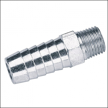 Draper A2479 PACKED 1/4 inch  Taper 1/2 inch  Bore PCL Male Screw Tailpieces (5 Piece) - Code: 25844 - Pack Qty 1