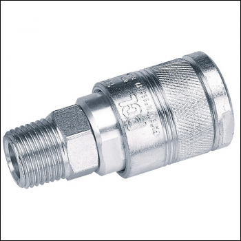 Draper A5JM02 PACKED 1/2 BSP Male Thread Air Line Coupling - Code: 25857 - Pack Qty 1