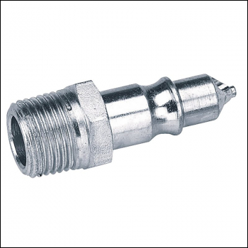 Draper A3035 PACKED 1/2 inch  Male Thread Air Line Screw Adaptor Connectors (Pack of 2) - Code: 25858 - Pack Qty 1