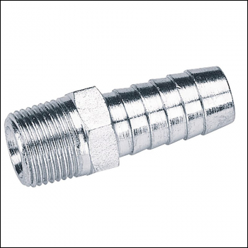 Draper A2808 PACKED 3/8 inch  Taper 1/2 inch  Bore PCL Male Screw Tailpieces (3 Piece) - Code: 25863 - Pack Qty 1