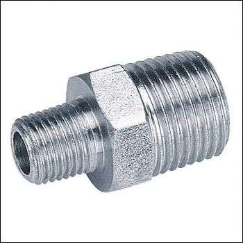 Draper A6900 PACKED 1/2 inch  Male to 1/4 inch  Male BSP Taper Reducing Union (Pack of 3) - Code: 25869 - Pack Qty 1