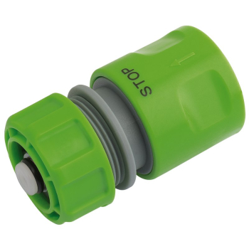 Draper GWPPHC2 Garden Hose Connector with Water Stop Feature, 1/2 inch  - Code: 25902 - Pack Qty 1
