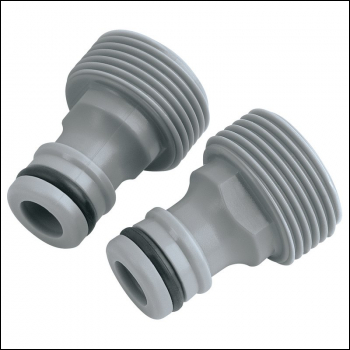 Draper GWPPMC2 Female to Male Connectors, 3/4 inch  (Pack of 2) - Code: 25905 - Pack Qty 1