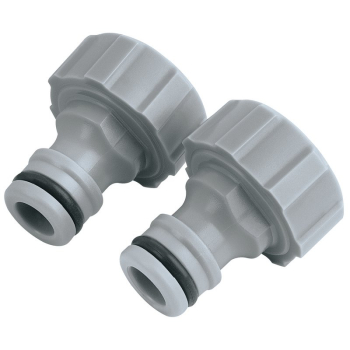 Draper GWPPTC2 Outdoor Tap Connectors, 3/4 inch  (Pack of 2) - Code: 25906 - Pack Qty 1