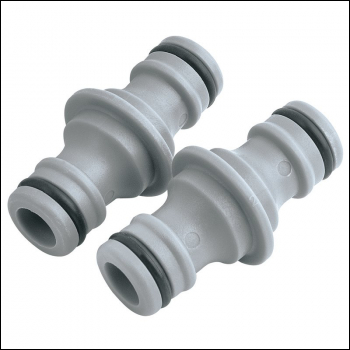 Draper GWPPHC-2 Two-Way Hose Connector (Pack of 2) - Code: 25910 - Pack Qty 1