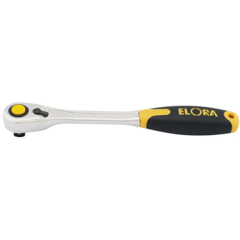 Draper 770-L1K Elora Fine Tooth Quick Release Soft Grip Reversible Ratchet, 1/2 inch  Sq. Dr., 270mm - Code: 25930 - Pack Qty 1