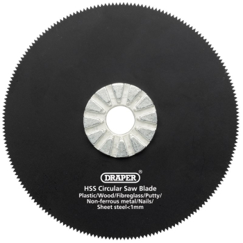 Draper APT300D/U HSS Circular Saw Blade, 88mm Diameter, 18tpi - Code: 26074 - Pack Qty 1