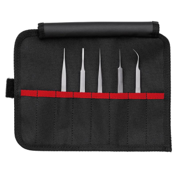 Draper 92 00 02 KNIPEX 92 00 02 Precision Tweezers Set, 5 Parts - Code: 26099 - Pack Qty 1