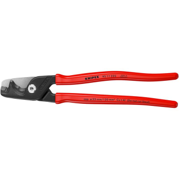 Draper 95 11 225 SB KNIPEX 95 11 225 SB StepCut XL Cable Shears, 225mm - Code: 26111 - Pack Qty 1
