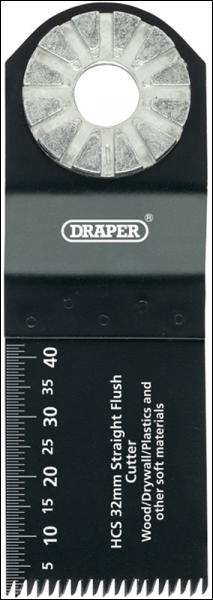 DRAPER HCS Straight Flush Cutter 32mm, 14tpi - Pack Qty 1 - Code: 26115