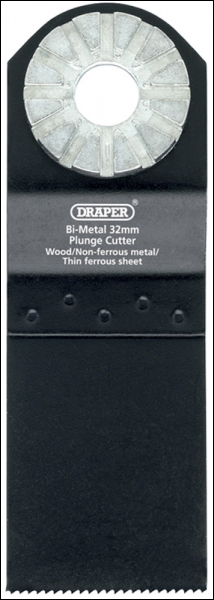 DRAPER Bi-Metal 1-3/8 inch  Plunge Cutter 32mm, 18tpi - Pack Qty 1 - Code: 26119