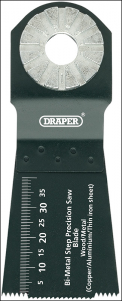 DRAPER Bi-Metal Step Precision Saw Blade - Pack Qty 1 - Code: 26124