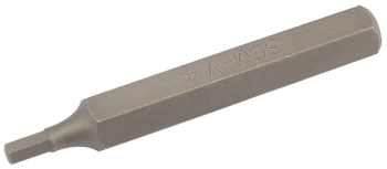 Draper YMH40/SC 4mm x 75M Hexagonal 10mm Insert Bit for Mechanic's Bit Sets 21932, 33614 and 59985 - Code: 26267 - Pack Qty 1