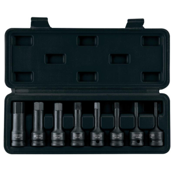 Draper 410/8/HEX/A Draper Expert Impact Hex. Socket Bit Set, 1/2 inch  Sq. Dr. (8 Piece) - Code: 26439 - Pack Qty 1