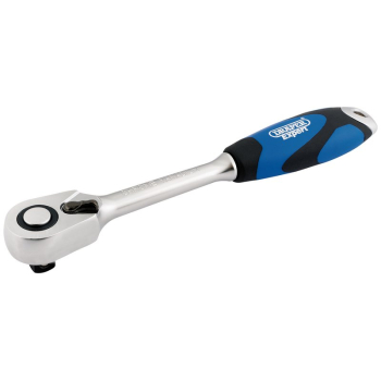 Draper H72C/SG Draper Expert Soft Grip Reversible Ratchet, 1/2 inch  Sq. Dr., 72 Tooth - Code: 26504 - Pack Qty 1