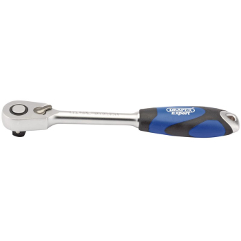 Draper H60MH/SG Draper Expert 60 Tooth Micro Head Reversible Soft Grip Ratchet, 1/2 inch  Sq. Dr. - Code: 26516 - Pack Qty 1