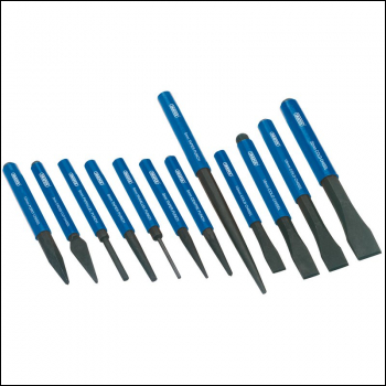 Draper CP12NP Chisel and Punch Set (12 Piece) - Code: 26557 - Pack Qty 1