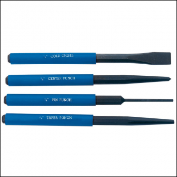 Draper CP4NP Chisel and Punch Set (4 Piece) - Code: 26559 - Pack Qty 1