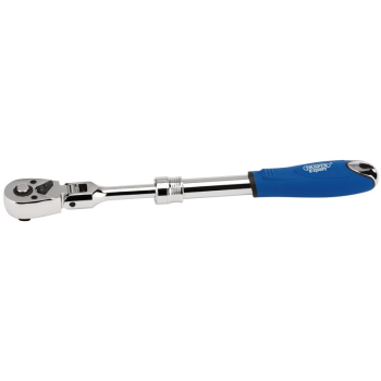 Draper DER72/FH Draper Expert Flexible Head Extending Reversible Ratchet, 3/8 inch  Sq. Dr., 72 Tooth - Code: 26810 - Pack Qty 1